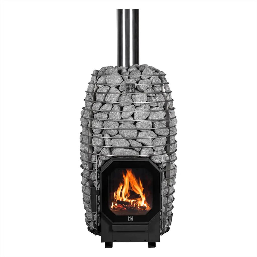 HUUM Hive Wood Flow MINI avec kit de cheminée complet (certifié)