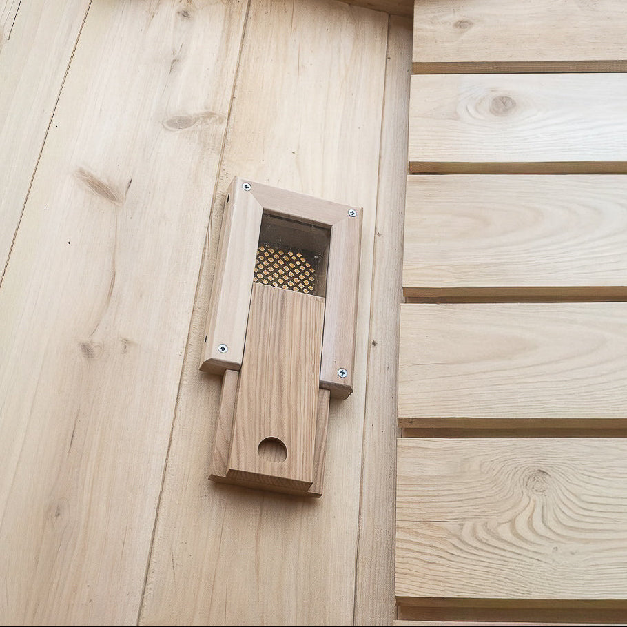Prise d'aération en cèdre pour sauna - 6" x 4"