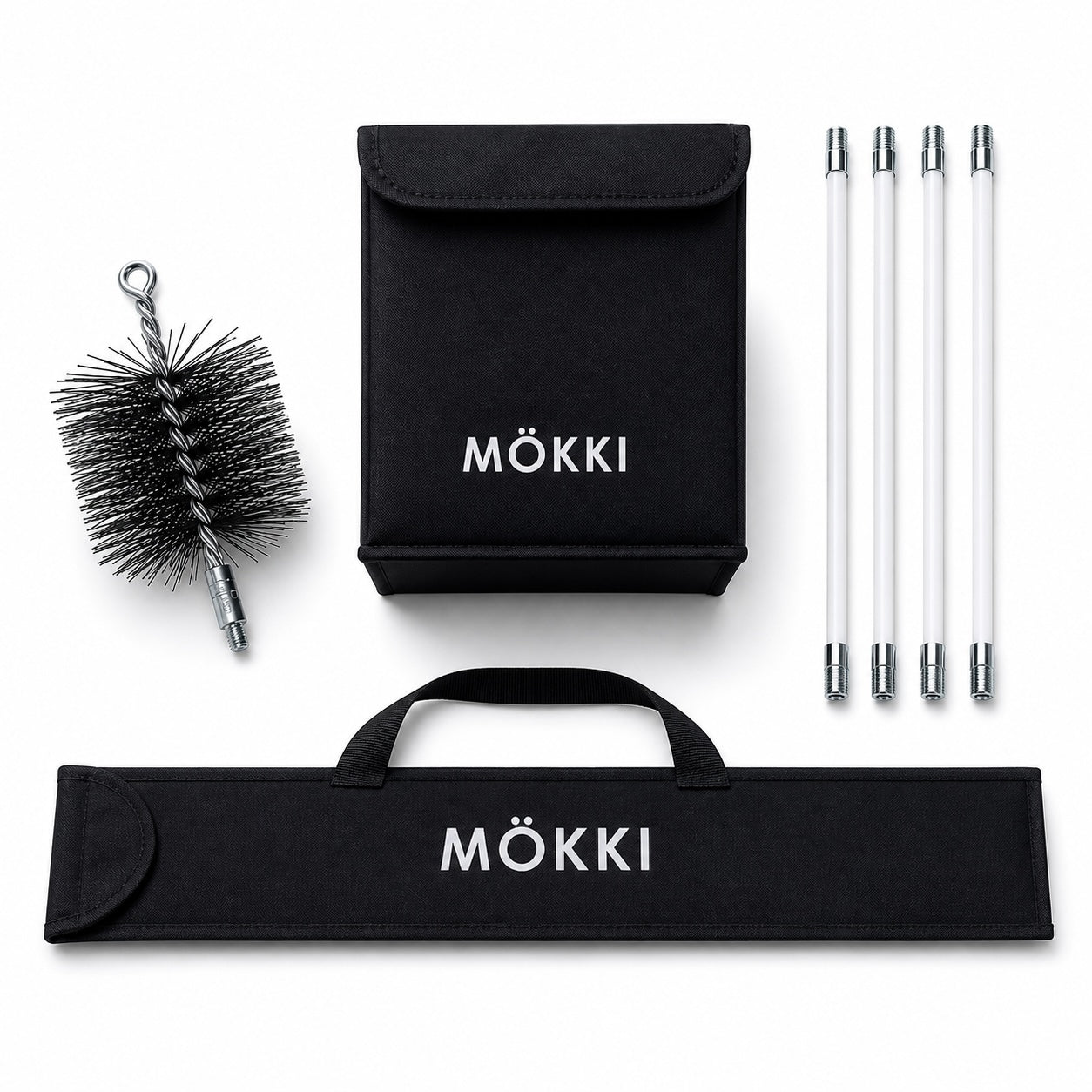 Chimney Sweeping Kit for Barrel Sauna | MÖKKI
