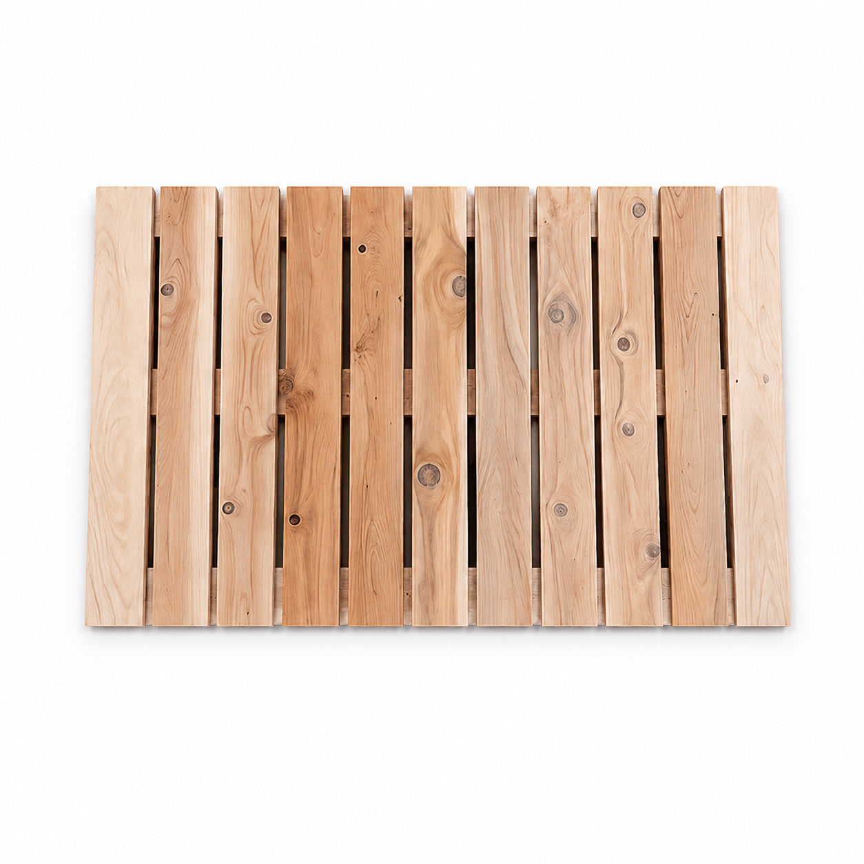 Plancher de sauna extérieur en cèdre MÖKKI - 30” × 47.5”